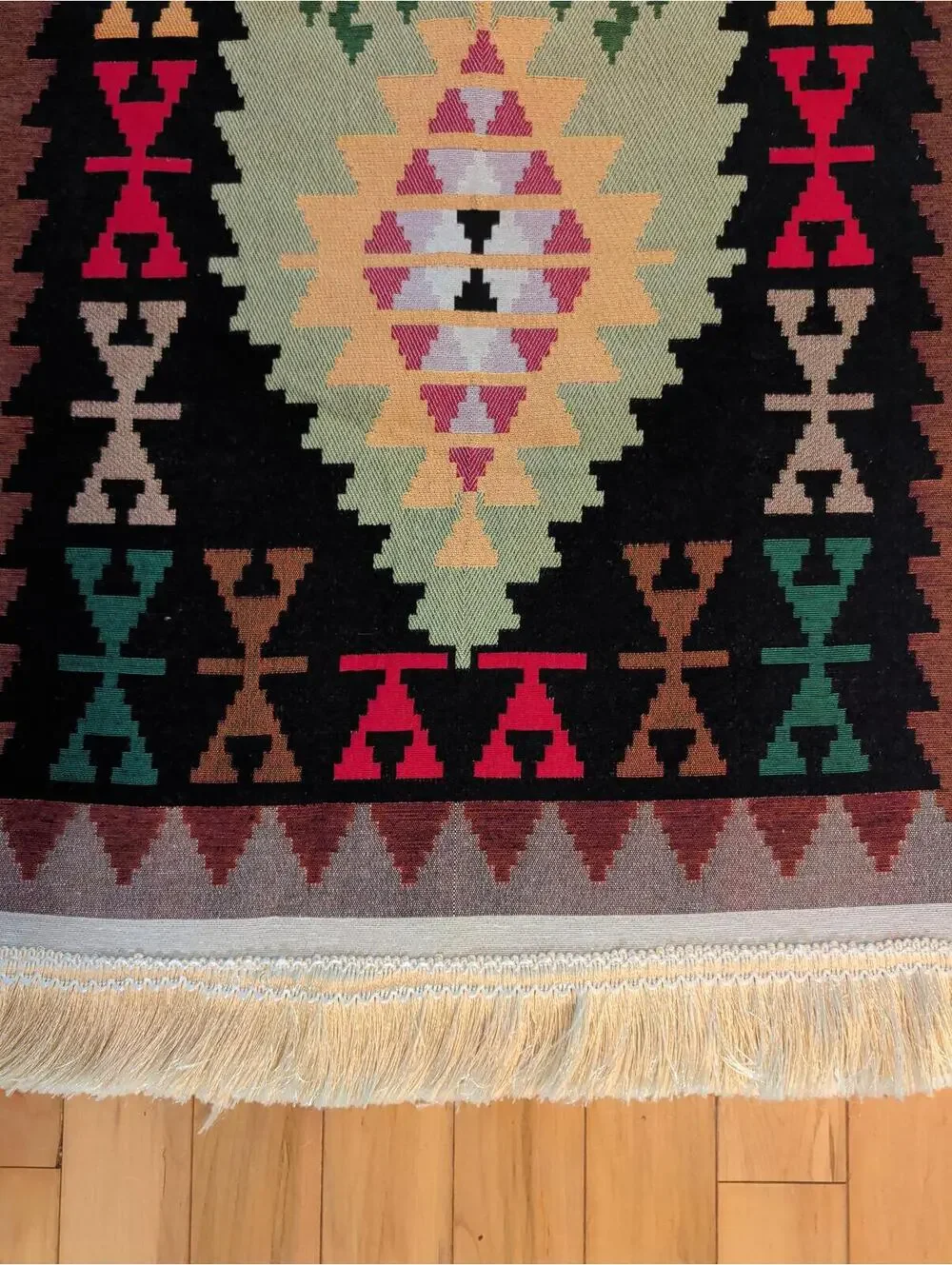 Vintage Kilim Rug Wall Hanging 48x27